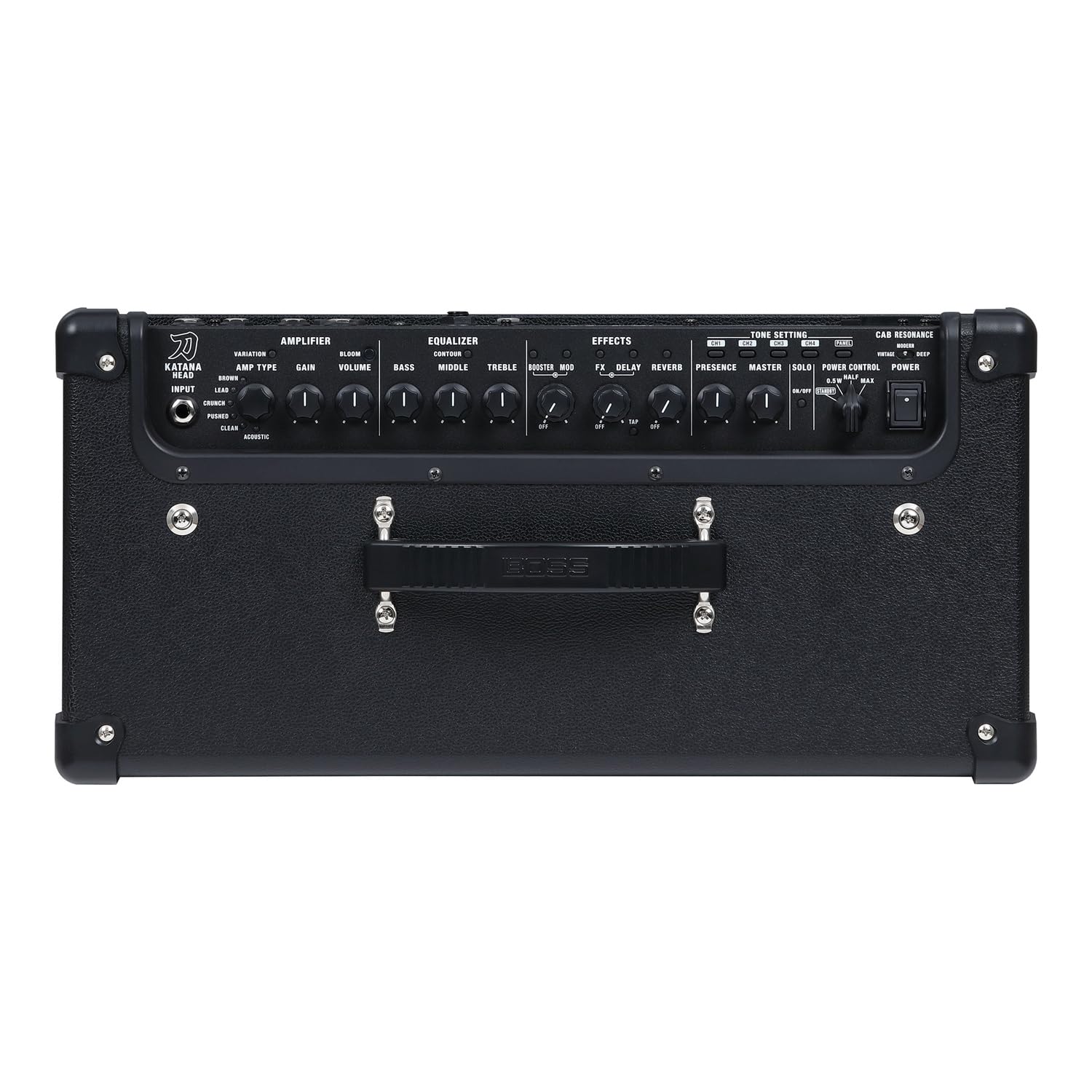 Boss Katana Head Gen 3 Gitarrenverstärker Amp Topteil mit GA-FC-EX Fußschalter und keepdrum Klinkenkabel