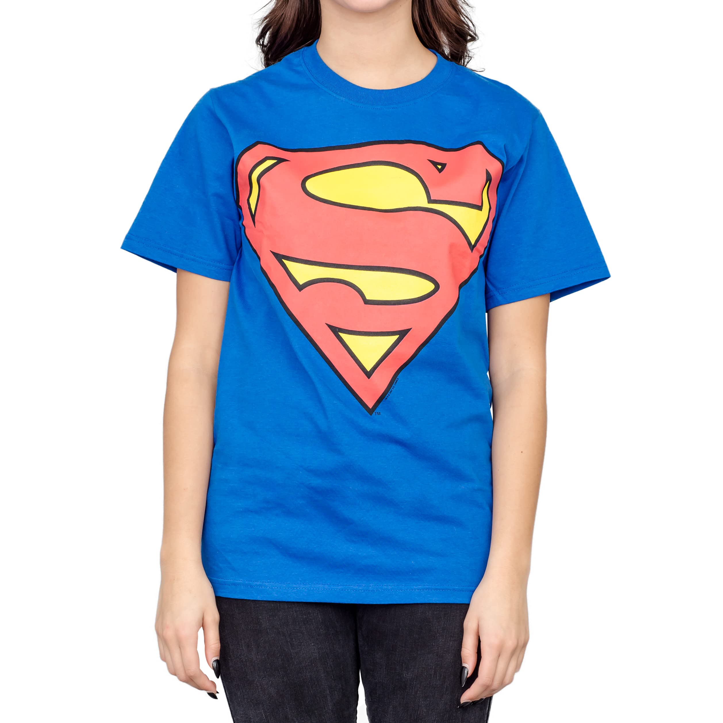 SupermanOriginal Classic Logo Tshirt Blue
