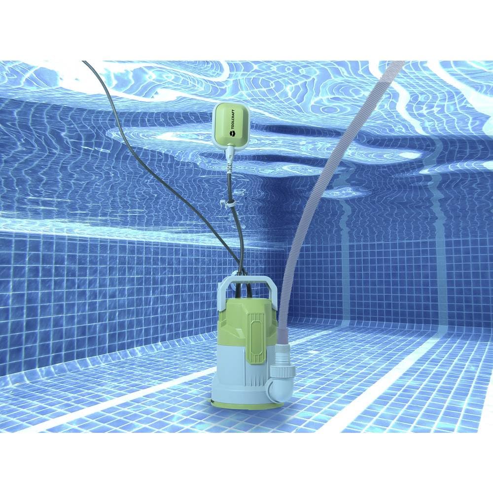 TOOLCRAFT TO-9632052 Pompa ad immersione acque chiare 8500 l/h 6 m