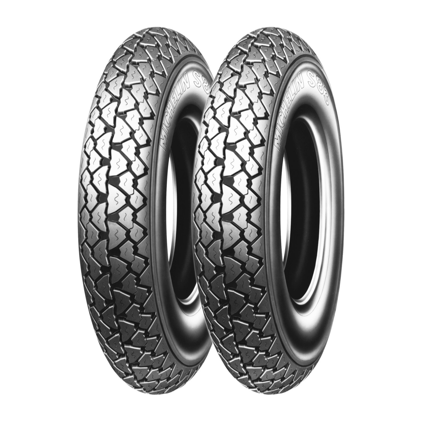 1 Paar Reifen Michelin S83 3.50-10 59J Vespa PX 125/150 : Amazon  