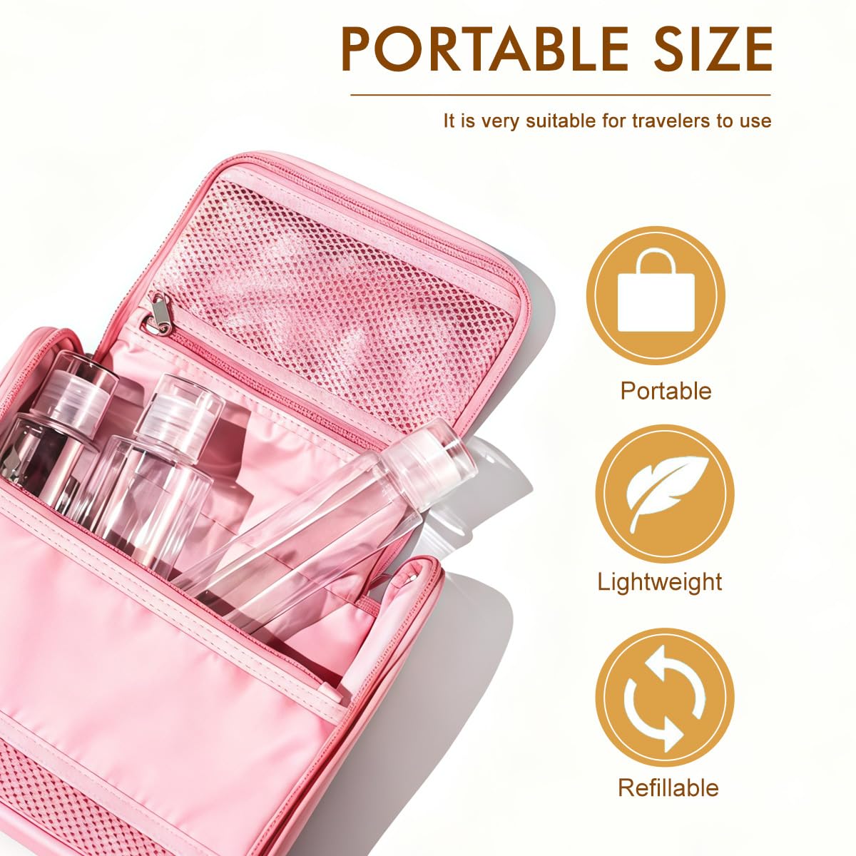 3 bottiglie vuote in plastica trasparente morbida da spremere con tappo a scatto, ricaricabili, cosmetici, cosmetici, cosmetici, cosmetici, bagni, docce, lozioni, shampoo liquido, Trasparente, 250 ML