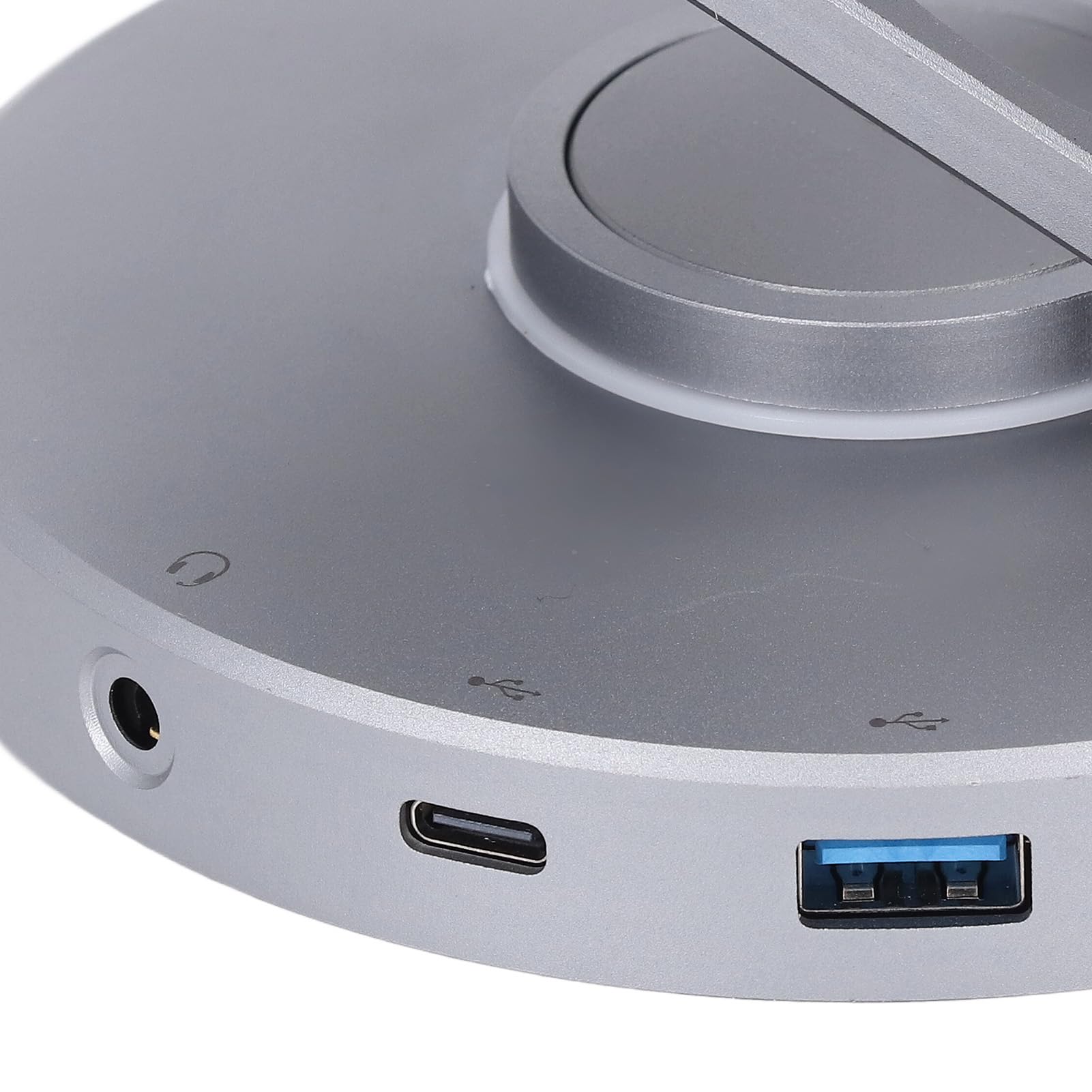 Demeras 10 en 1 Estación de Acoplamiento del Eje USB con Soporte para Tableta Portátil y Consolas de Juegos Aleación de Aluminio