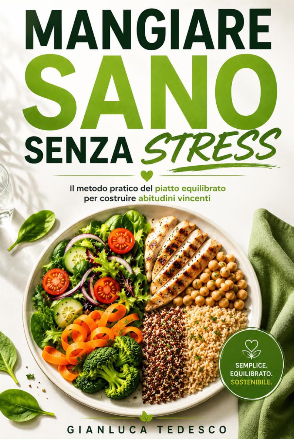 Mangiare Sano Senza Stress: Il metodo pratico del piatto equilibrato per costruire abitudini vincenti, capire le etichette e smettere di fallire con le diete.