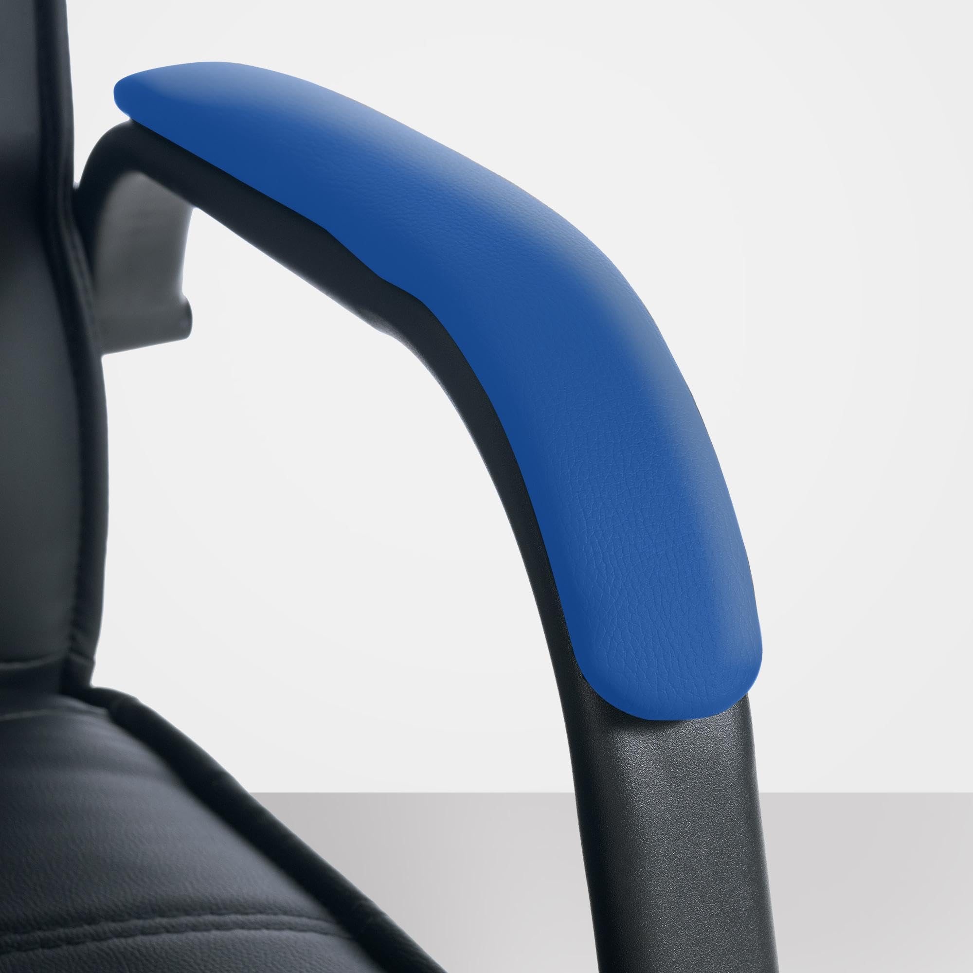CLP Sedia Cantilever XXL Attila In Similpelle I Sedia Studio Con Imbottitura E Braccioli I Sedia Ufficio Conferenza, Colore:nero/nero