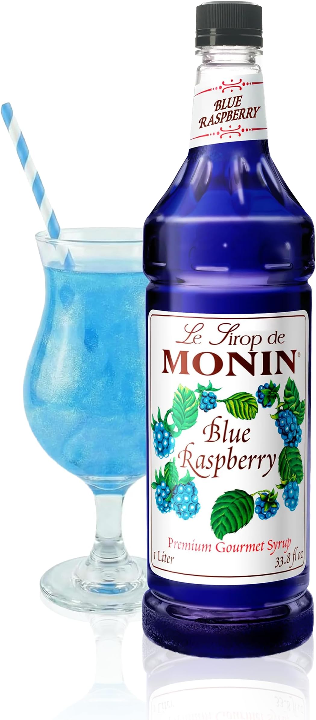 Monin Blue Raspberry Pet Syrup