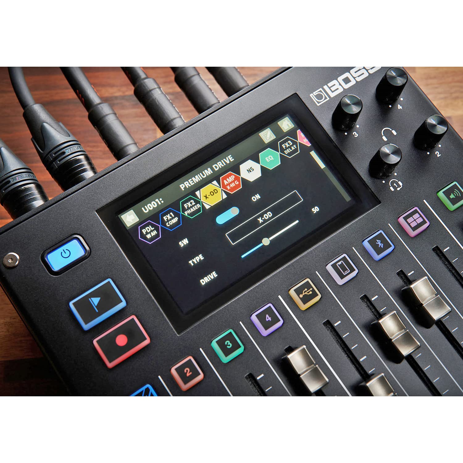 Boss GCS-8 Gigcaster Audio Interface Streaming Mixer Mixer + cuffie Keepdrum