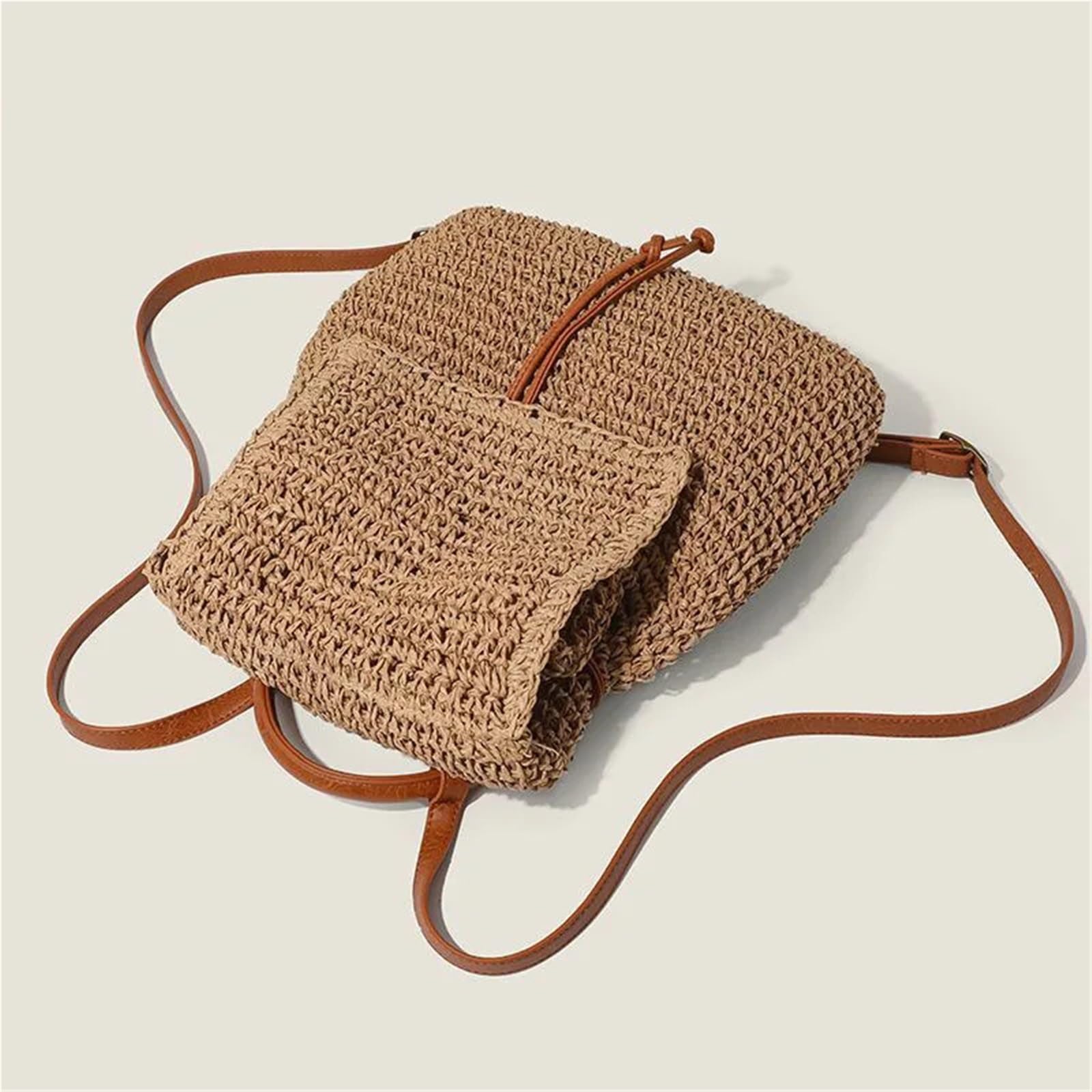 Zaino da spiaggia estivo Boho Hollow all'uncinetto donna