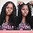 Bugtum Glueless Wigs Human Hair Pre Plucked Pre Cut 5x5 Hd Lace Closure Wear and Go Deep Wave Curly Lace Front Wigs for Black Women Wet and Wavy Natural Hairline (22 Inch)
