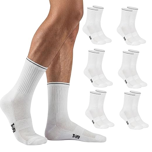 Kit 6 Pares Meia Corrida Poliamida Trifil Cano Médio Academia Esportiva Original