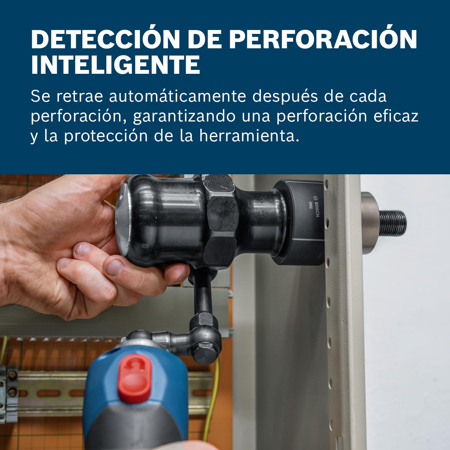 Bosch Professional 18V System Herramienta Punzonadora Hidráulica a Batería GLH 18V-60 (incl. 2 pernos de extracción, 2 espaciadores, tubo de grasa, XL-BOXX)