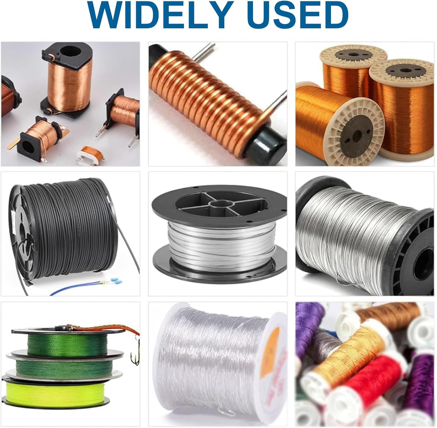 CNC Automatic Winding Machine, Industrial Cable Wiring Machine, with Auto-Wire Alignment, Automatic Coil Winding, Ideal for Coils, Fishing Lines