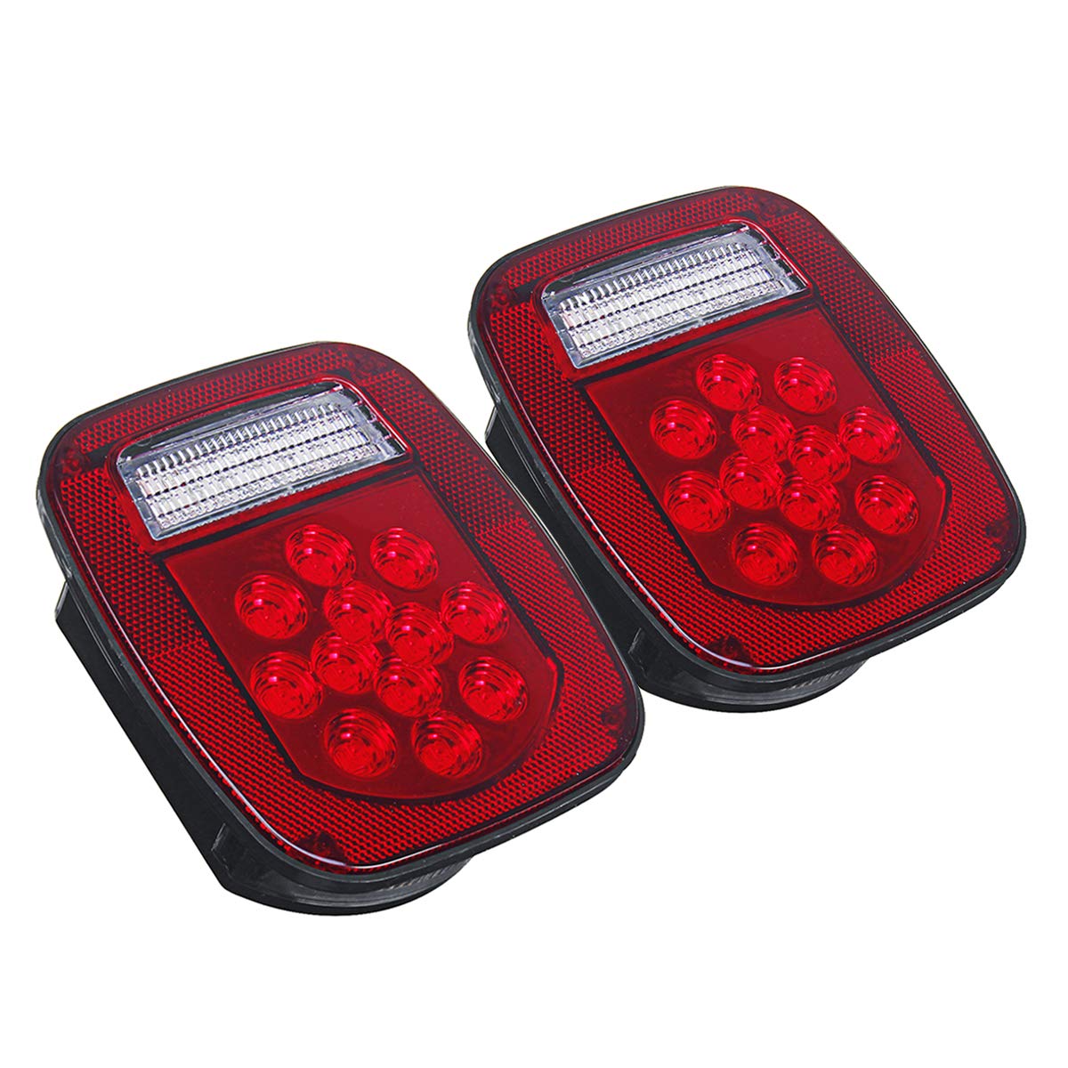 YONGYAO 2 Pezzi LED Luci di Posizione Posteriori Freno Indicatori di Direzione Lampada per Jeep Wrangler Tj CJ 76-06