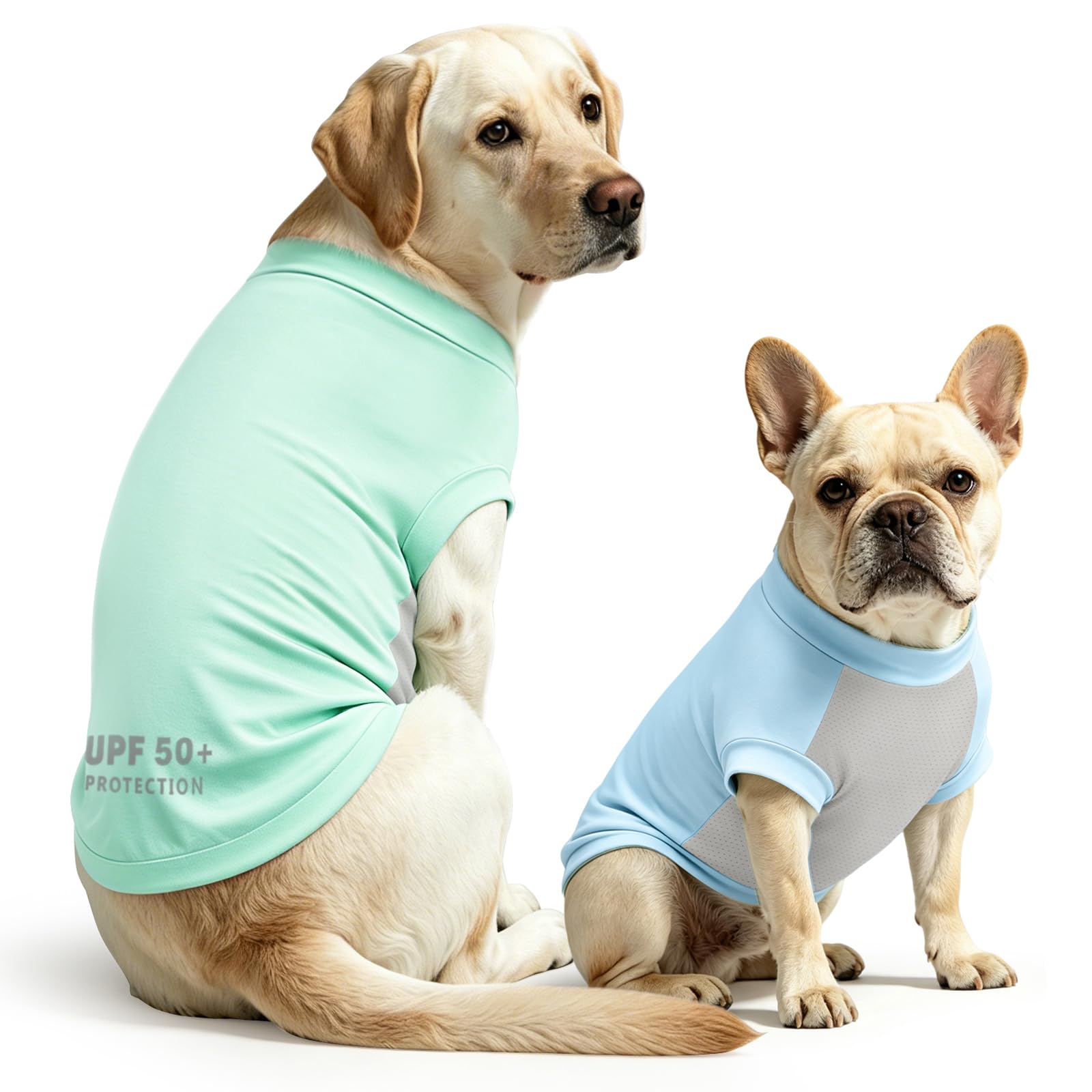 Gilet d'été pour chiens Idepet t-shirt léger anti-coup de chaleur à séchage rapide