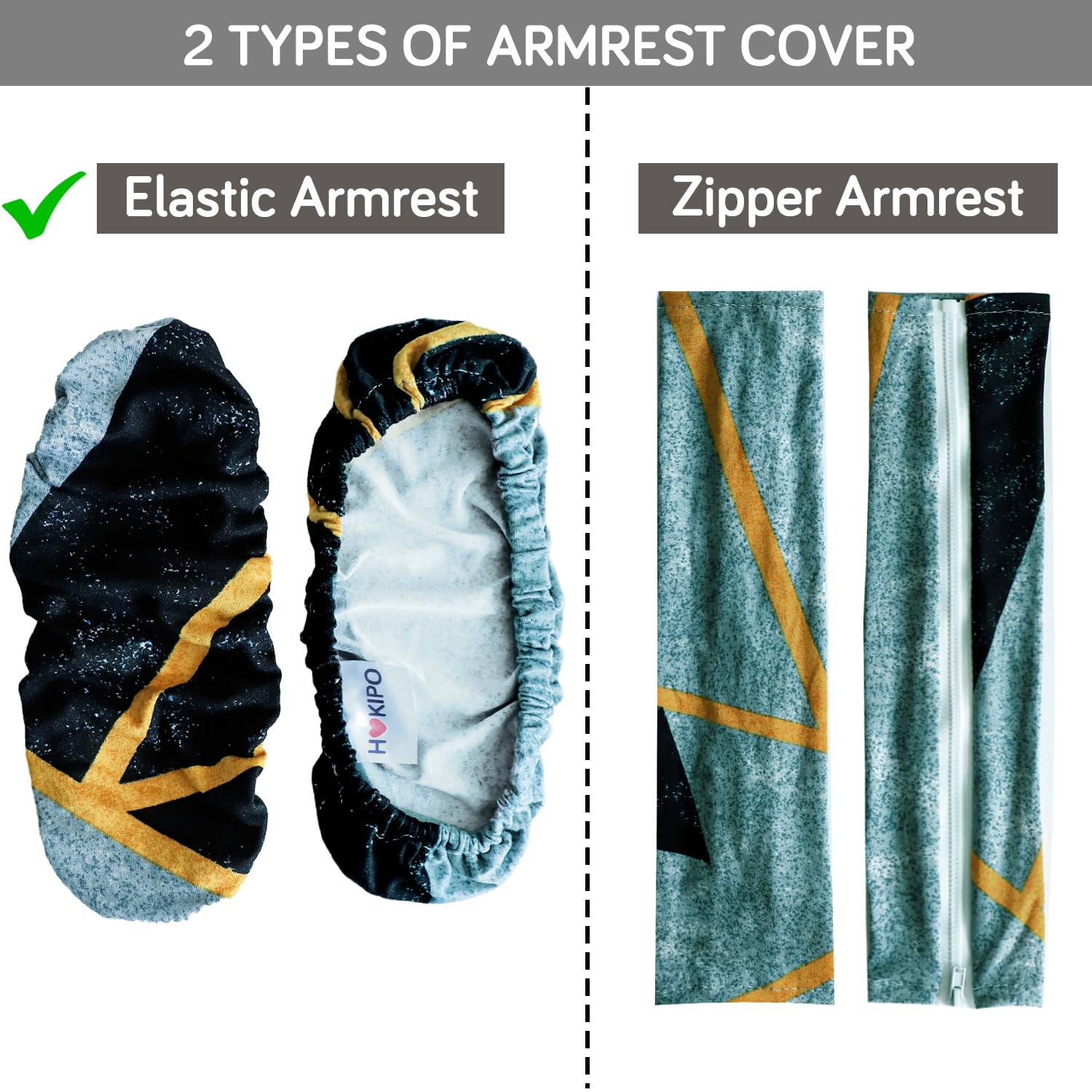 Stylish Armrest Covers for Office Chairs - Multicolor -4