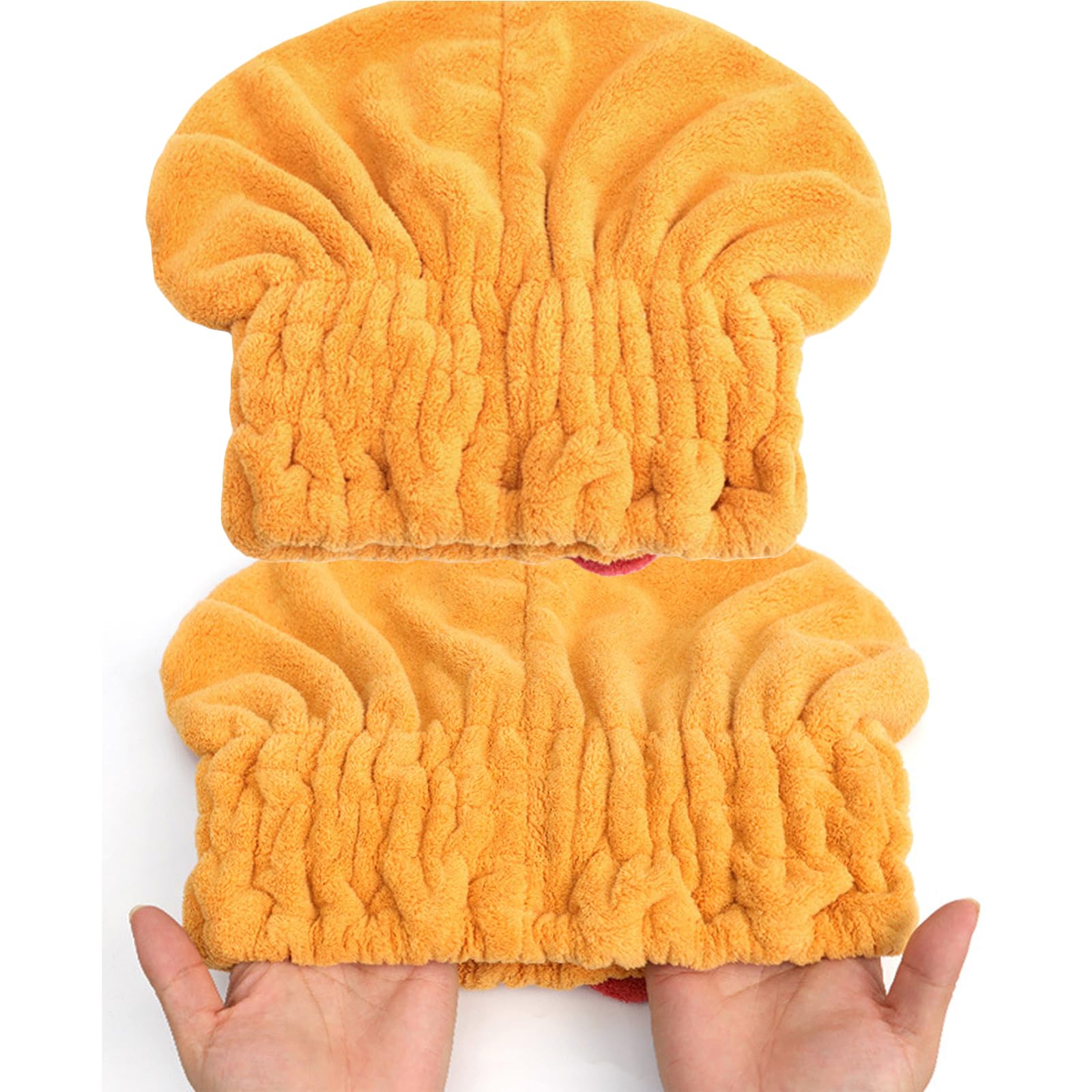 Super chłonny ręcznik do włosów na mokre włosy, miękkie czepki do suszenia włosów, ręcznik 4 sztuki, szybkoschnąca chusta na głowę z dużą kokardką czepek prysznicowy do kręconych, długich, grubych