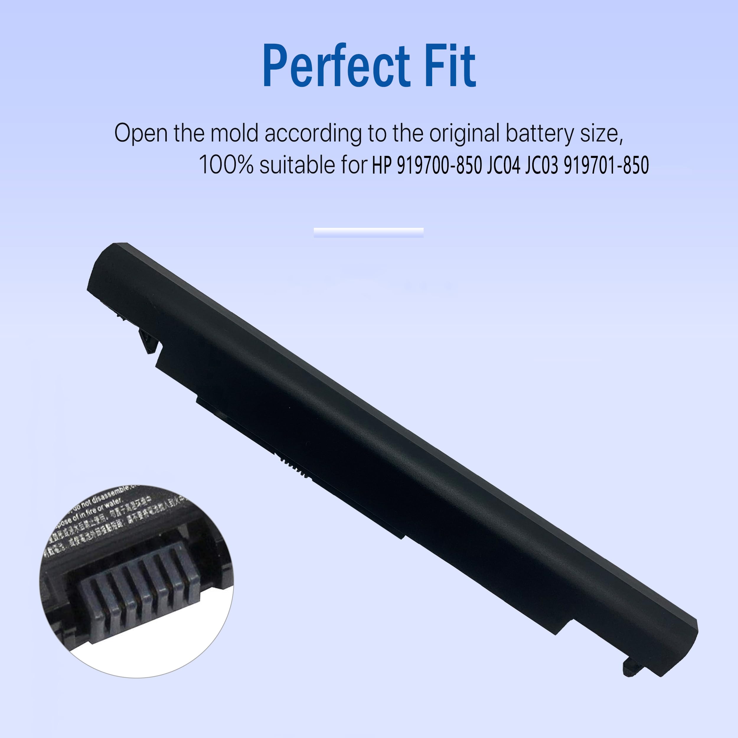 XClong JC03 JC04 919701-850 Laptop Batterie Pour HP Pavilion