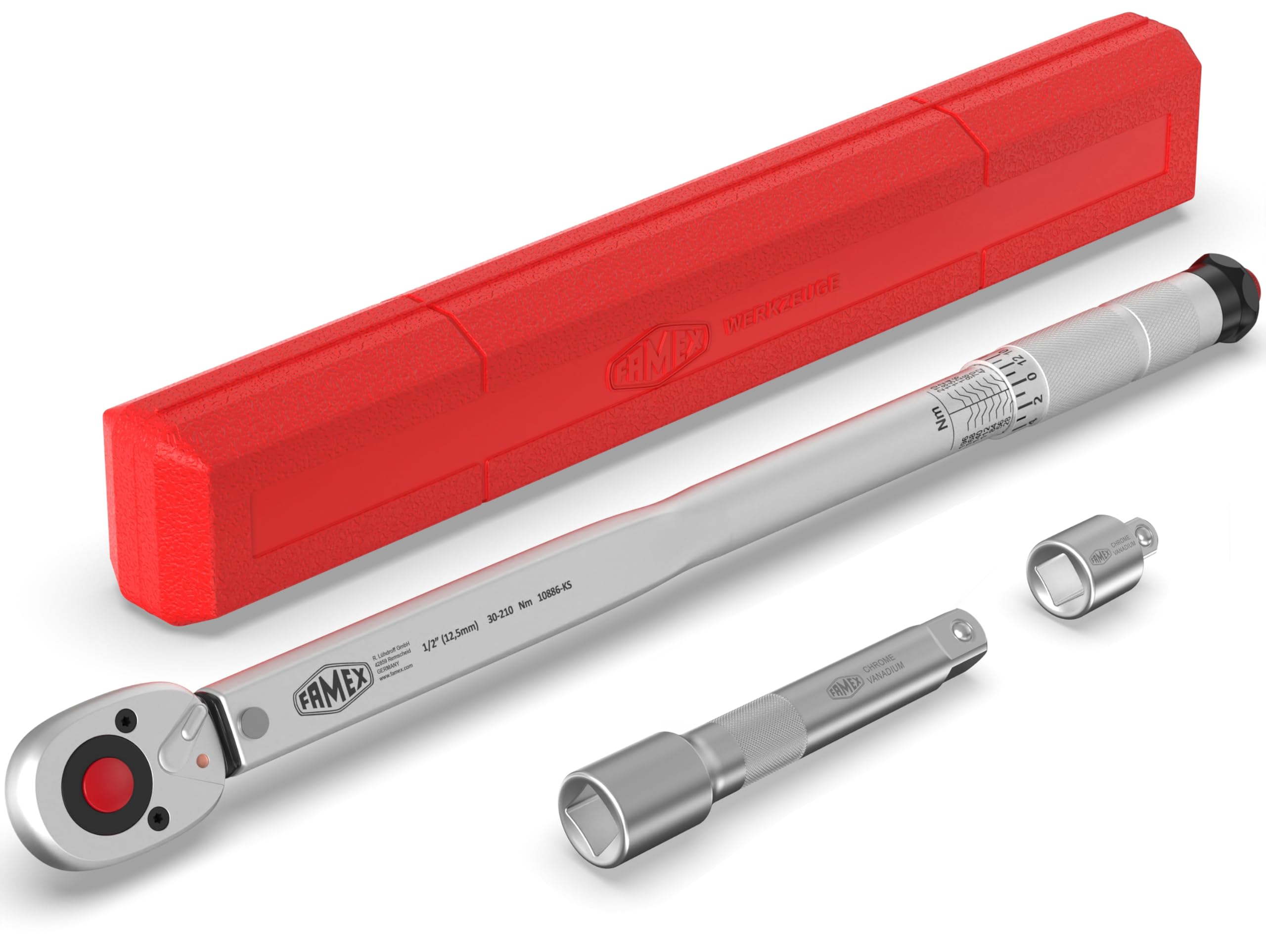Famex Clé dynamométrique 30-210 Nm 3 pièces (Import Allemagne)