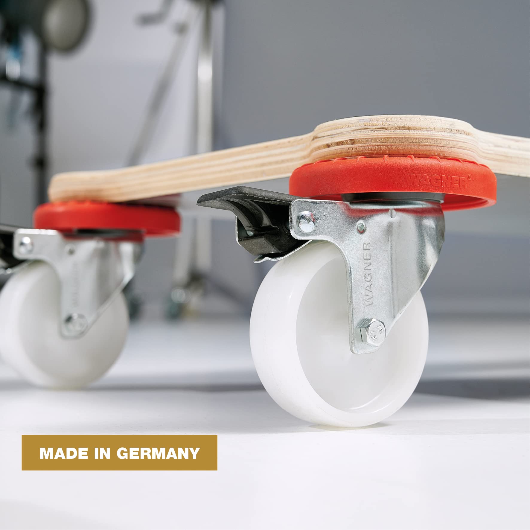 Carrello Da Trasporto Wagner MM 1113 - Portata 400kg, Superficie Antiscivolo, 59x49cm - Foto 4