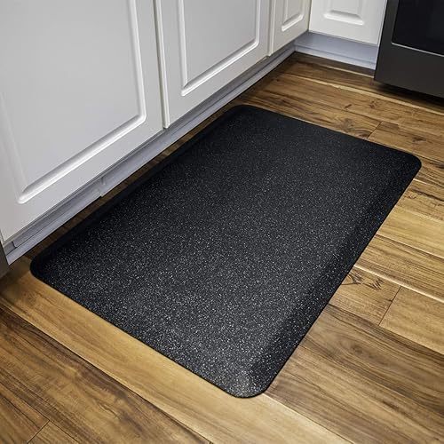 Miniatura 4 de WellnessMats Granite Collection - Tapete antifatiga, ónix, 36 x 24 x  pulgadas, poliuretano  Almohadilla de apoyo ergonómica para el hogar, cocina,
