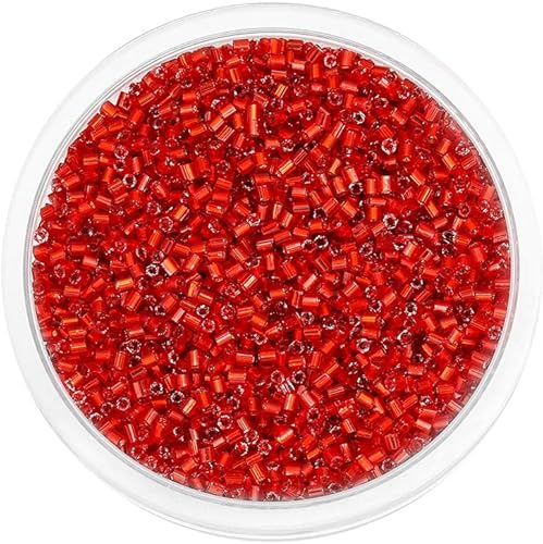 Miniatura 2 de 1800 unidslote de 14 colores de 0.079 pulgadas (0.079 in) cuentas de semillas pequeñas japonesas hexagonales de vidrio checo cuentas sueltas de