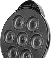 Vista 8 de Máquina para hacer donas, mini máquina de donas de 1000 W de doble cara con superficie antiadherente para desayunos, aperitivos, postres y más, hace