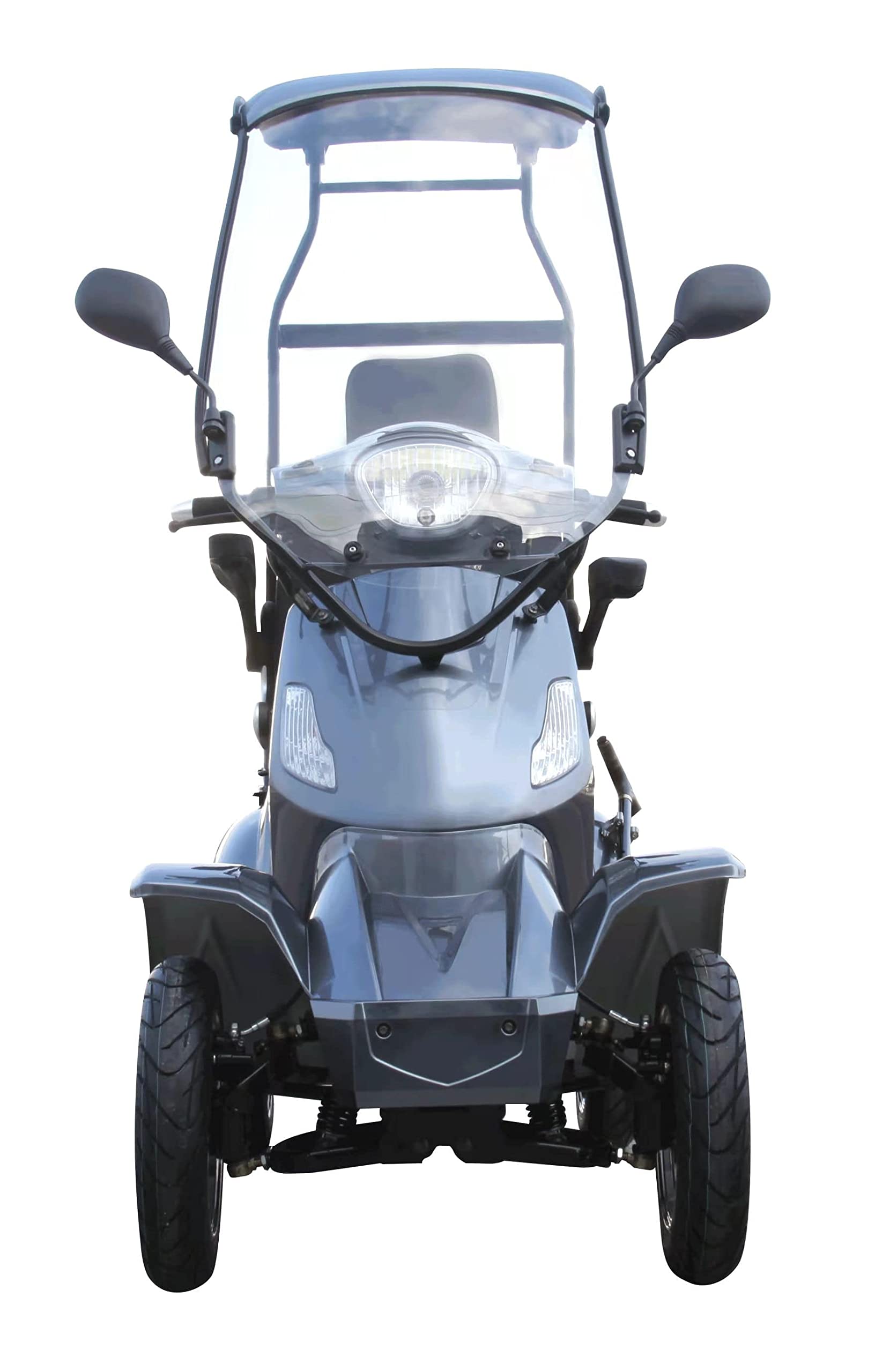 Elektromobil “Vita Care 4000”, Dach, 25 km/h, 20Ah, 50 Kilometer Reichweite, Blei-Gel Batterie, Seniorenmobil, E-Mobil, Senioren, Seniorenroller Straßenzulassung, Elektrofahrzeug, Grau