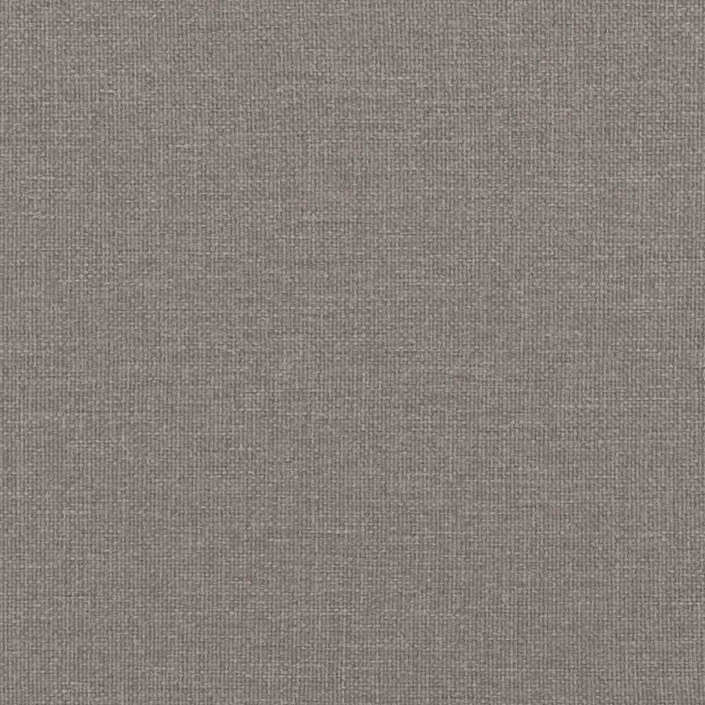 Relaxsessel Taupe Stoff, verstellbar bis 135 Grad, mit Armlehne und Rückenlehne, Holz Metall Gestell, gepolstert für Wohnzimmer Büro Gästeecke, 77 x 91,5 x 96 cm