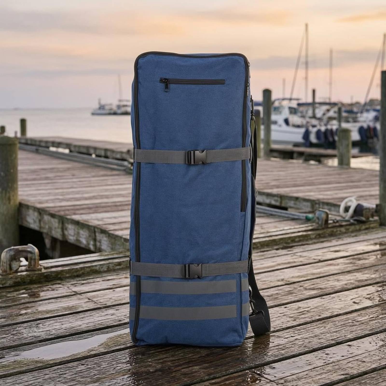 Mochila Paddleboard Correas Ajustables Mochila Paddleboard Asa Equipaje Deportivo, Azul, Azul