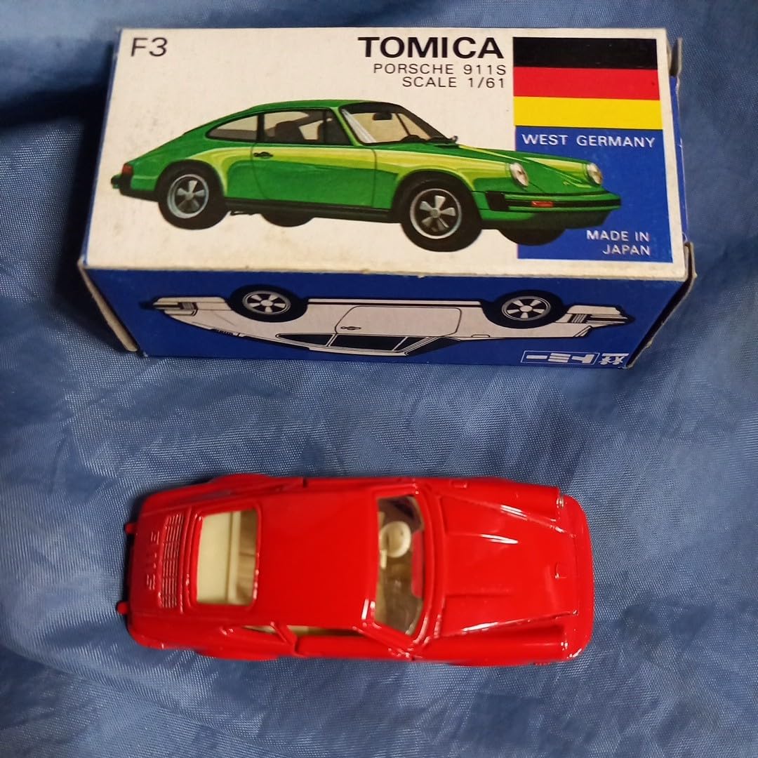 Amazon.co.jp: トミカ ポルシェ911S 日本製 青箱 絶版 赤 : おもちゃ