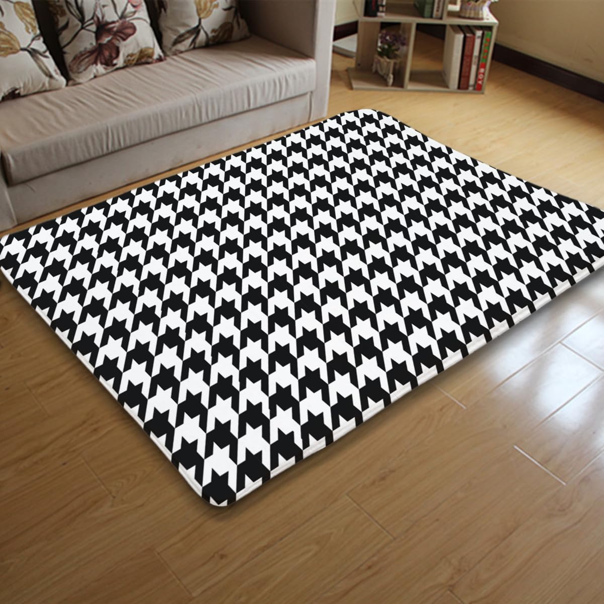 Amazon|カーペット 千鳥柄 格子柄 ラグマット 100×150cm 絨毯 Amazon|カーペット 千鳥柄 格子柄 ラグマット 100×150cm 絨毯