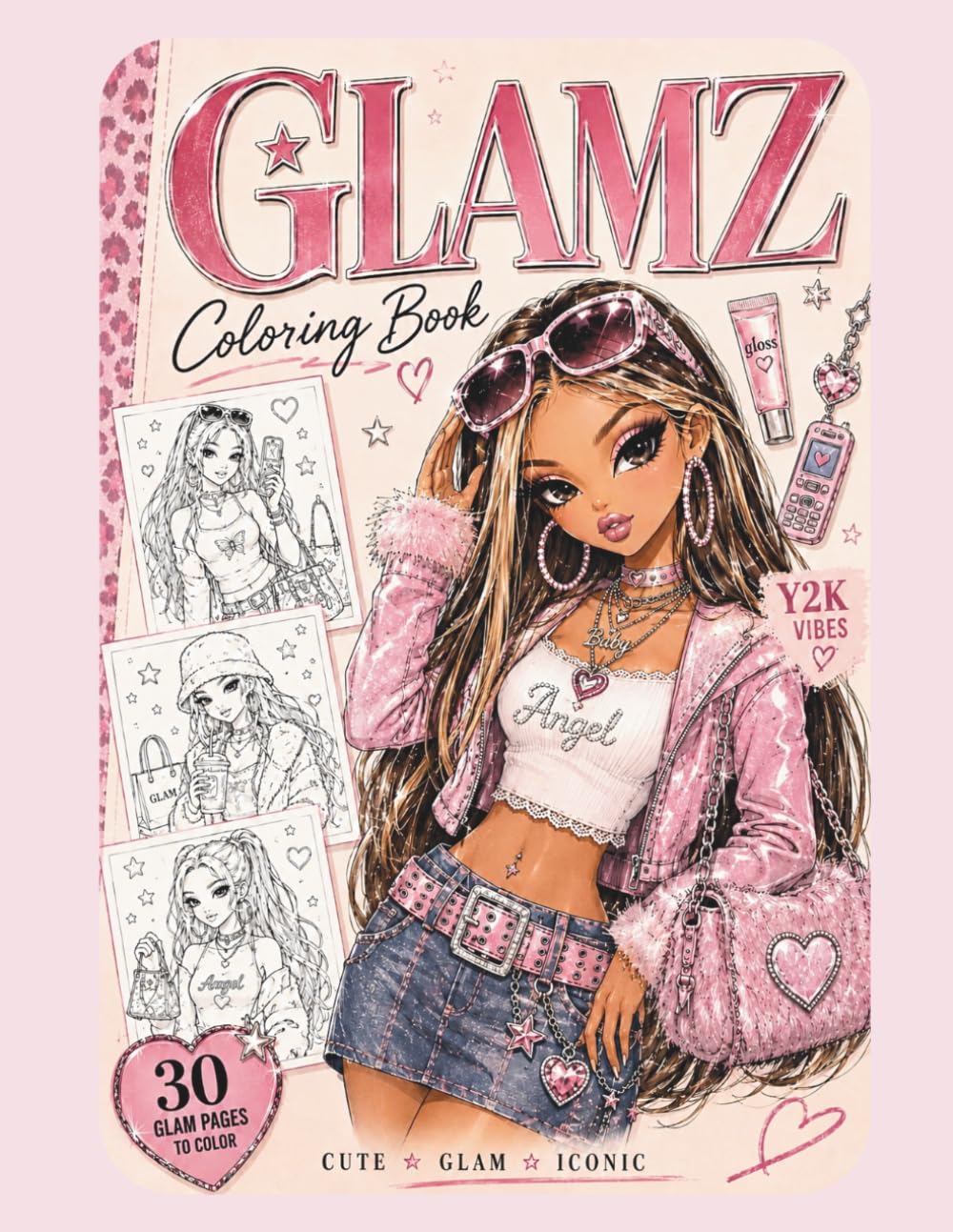 Glamz: Y2K Glam Doll Coloring book