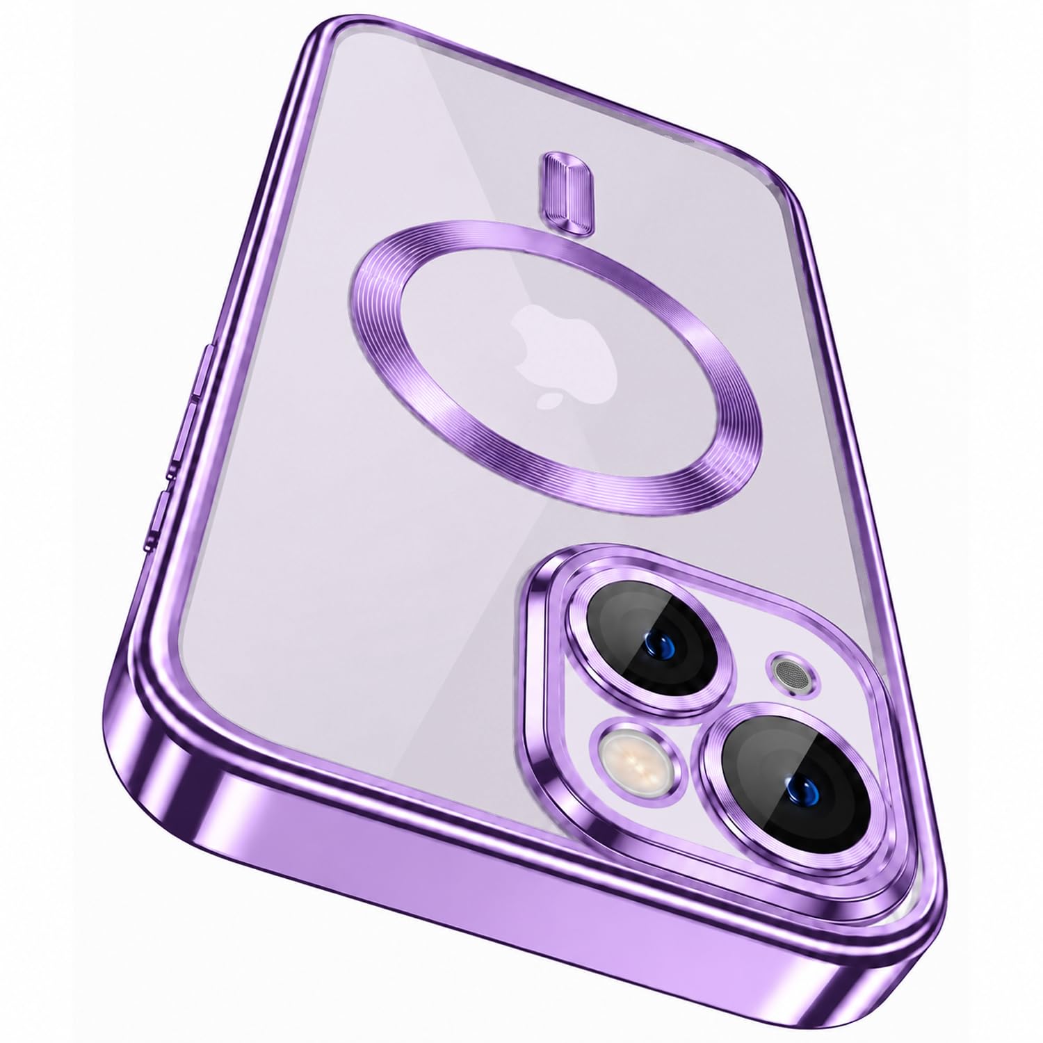VONZEE Electroplating Transparent Clear Logo Back Cover TPU Compatible with iPhone 17 Pro Max / 18 Pro Max, Compatible with Magsafe, Full Body & Individual Camera Protection |Desert — Amazon image 29