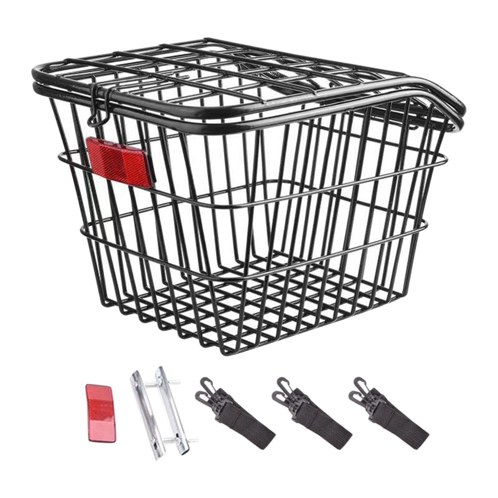 Cestino Posteriore per Bicicletta, Contenitore per Biciclette, Cestino per Bicicletta dalla Costruzione Robusta, Portabici, Cestino per Biciclette, Bi