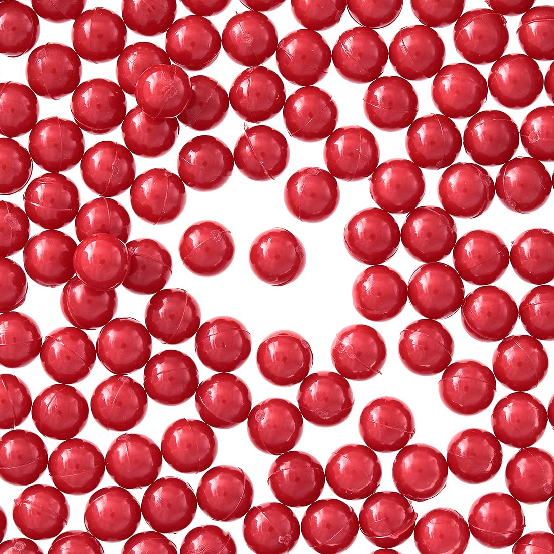Amazon.co.jp: ファイニエ ビーズ 6mm 赤 丸 穴無し 1000個 レッド