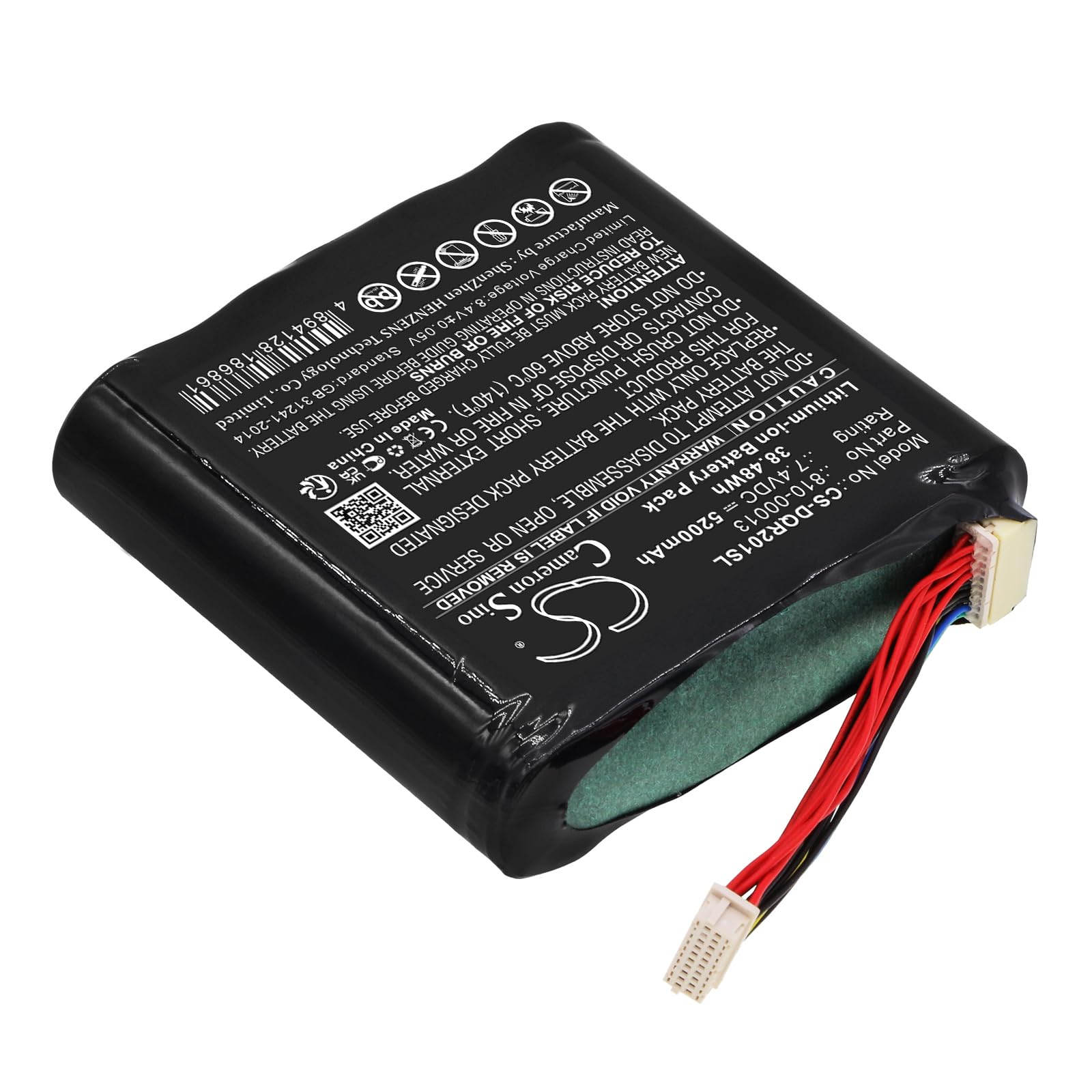 XSPLENDOR 5200mAh Replacement Battery for DAQRI Smart Glasses DQR002001 PN 810-00013