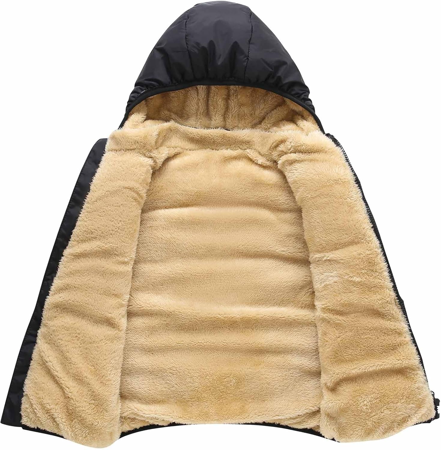 Toddler Winter Puffer Vest Fleece Hooded Sleeveless Jacket Padded Down Waistcoat Outwear for Baby Boys Girls - Image 4