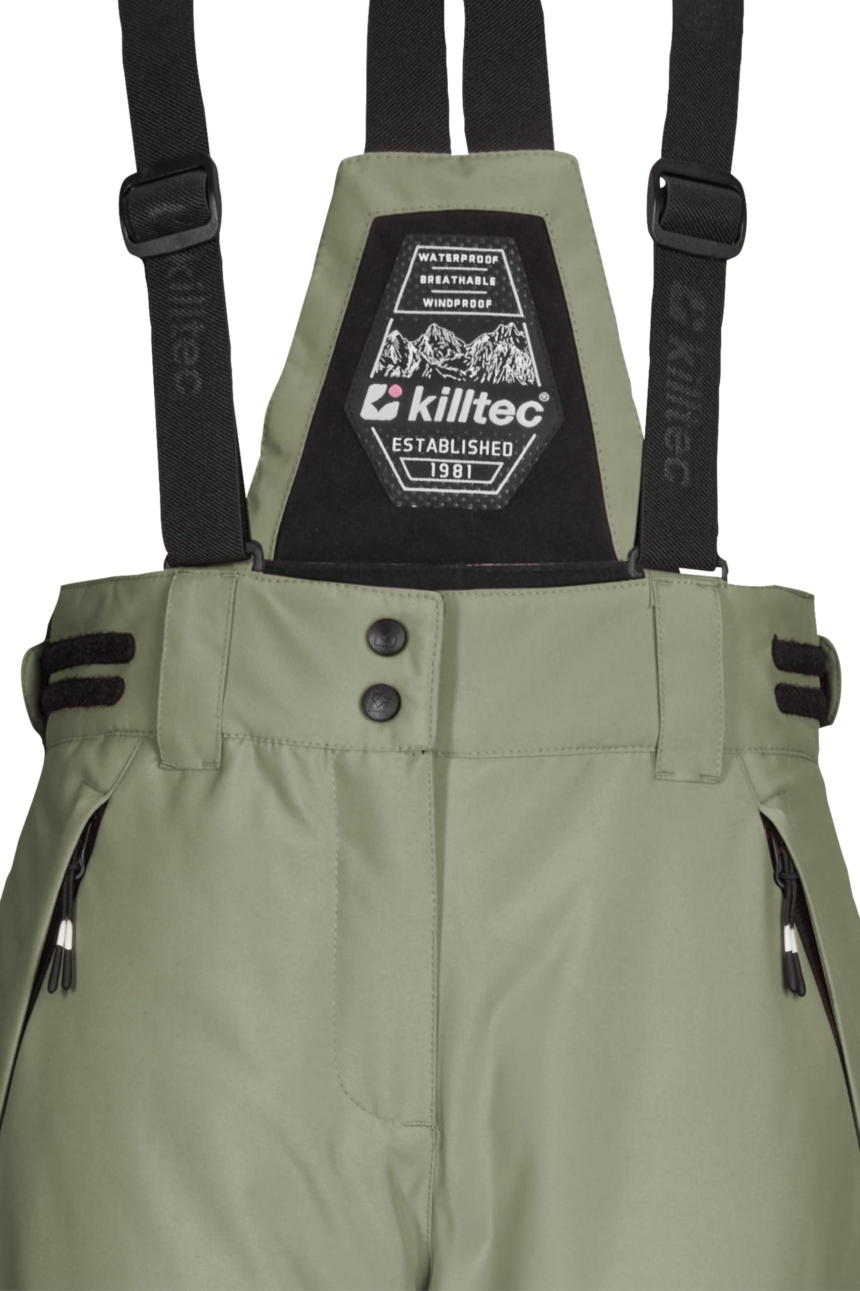 Killtec - Ksw 213 Grls Ski Pnts, Pantaloni da Sci/Funzionali con Pettorina Staccabile, paraspigoli e Protezione antineve Bambine e Ragazze