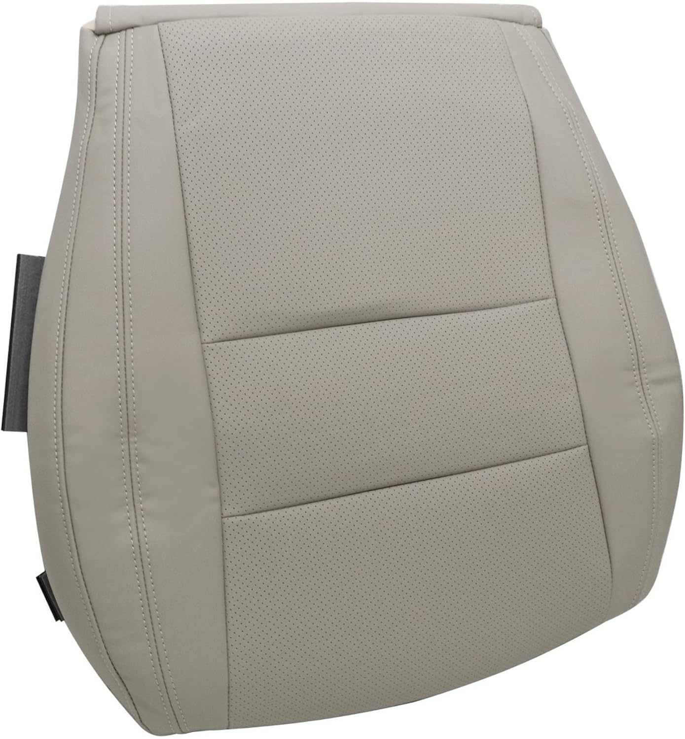 GXARTS Driver Side Bottom Replacement Perforated Leather Seat Cover Tan Compatible with Jeep Grand Cherokee 2011 2012 2013 2014 2015 2016 Fit for Dodge Durango 2011-2016 2017 2018