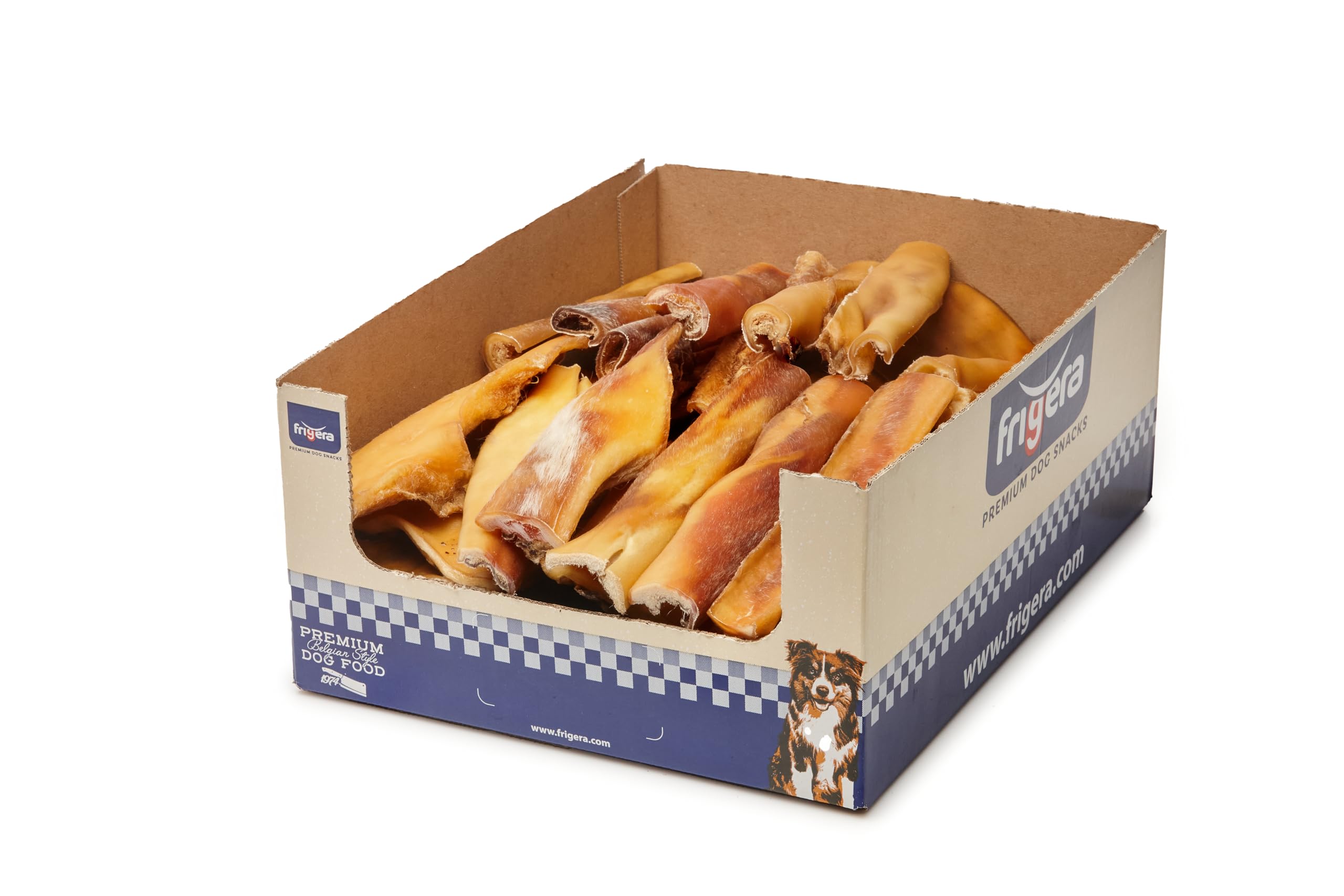 Pezuñas De Ternera Frigera Para Perros - Pack De 100 Unidades (3500g), Snack Natural Sin Gluten, Masticación Prolongada