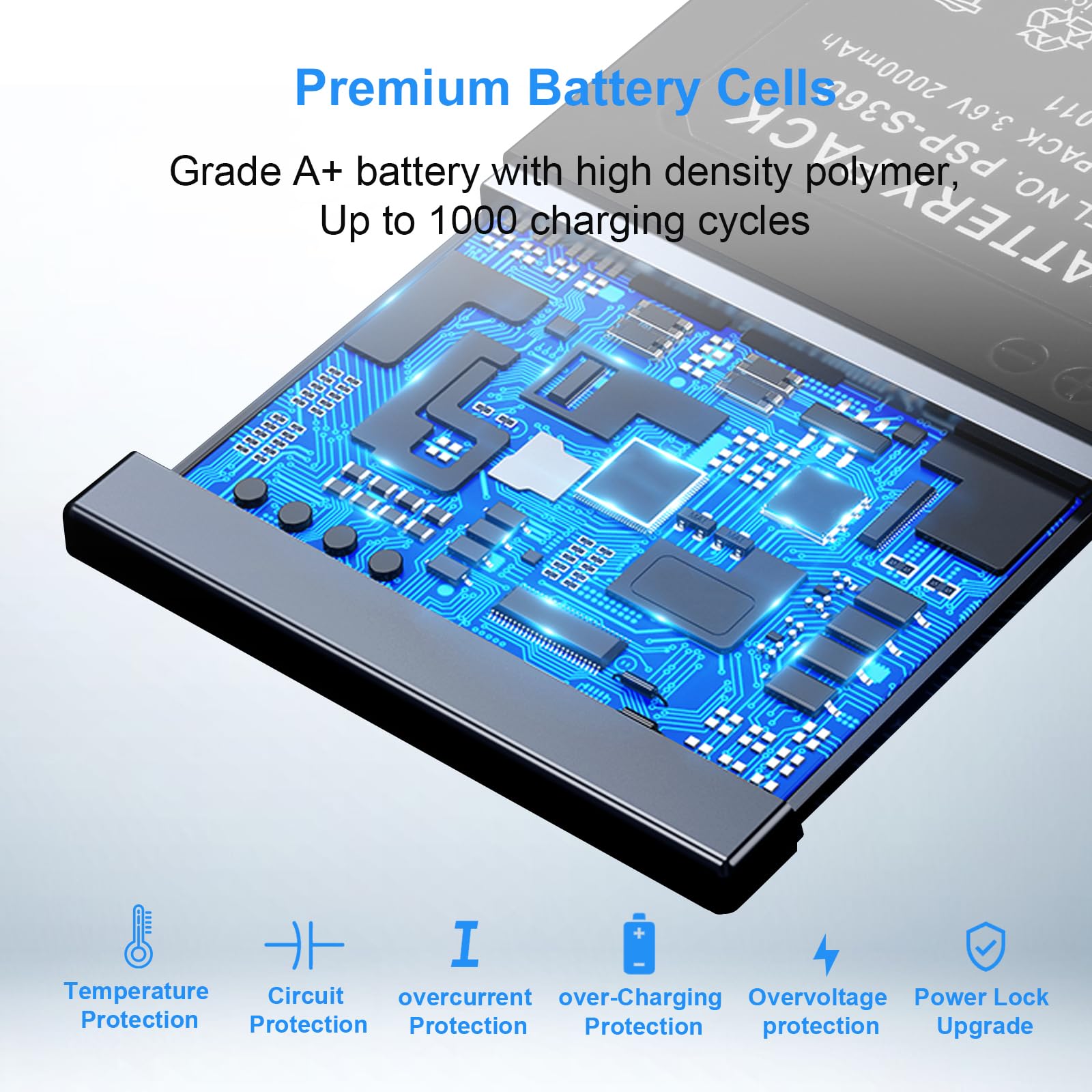 Batteria Di Ricambio LIP1522 2000mAh Per Controller PS4 Slim E Pro, Compatibile Con DualShock 4 CUH-ZCT2/ZCT1, Kit Con Strumenti Inclusi