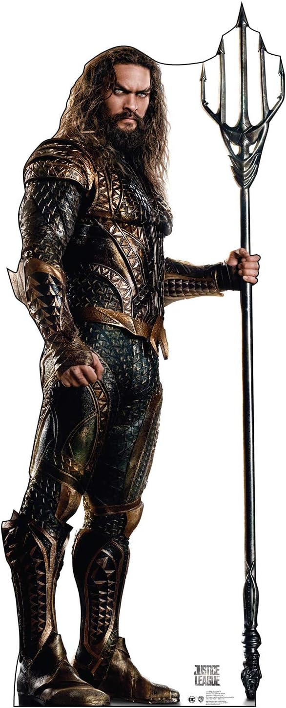 Advanced Graphics Aquaman Life Size Cardboard Cutout Standup - Justice League (2017 Film)