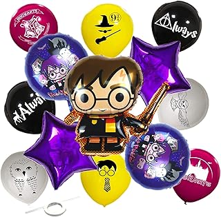 13pcs Harry Theme Balloons Wizard Party Decoration Birthday Kids Foil Balloon Favor Room