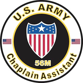 US Army MOS 56M Chaplain Assistant 3.8 Inch Decal