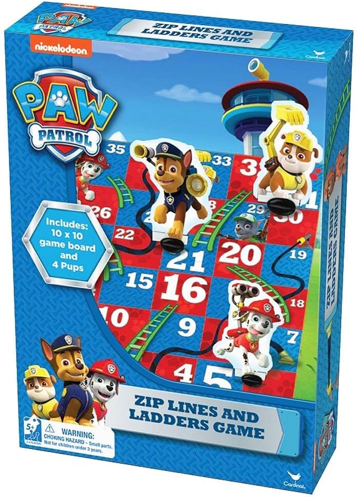 Paw Patrol Pups 'n' Ladders: Il Gioco Dell'oca Dei Cuccioli! Una Versione Speciale Di Snakes And Ladders Con Chase, Marshall E La Squadra. Perfetto Per Bambini Dai 4 Anni.