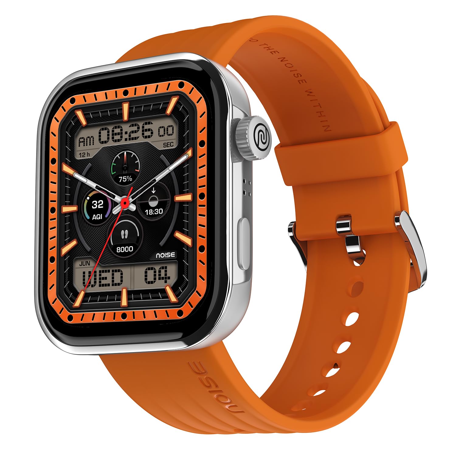 Noise ColorFit Pro 5 Max 1.96" AMOLED Display Smart Watch, BT Calling, Post Training Workout Analysis, VO2 Max, Rapid Health, 5X Faster Data Transfer - Classic Brown — Amazon image 27