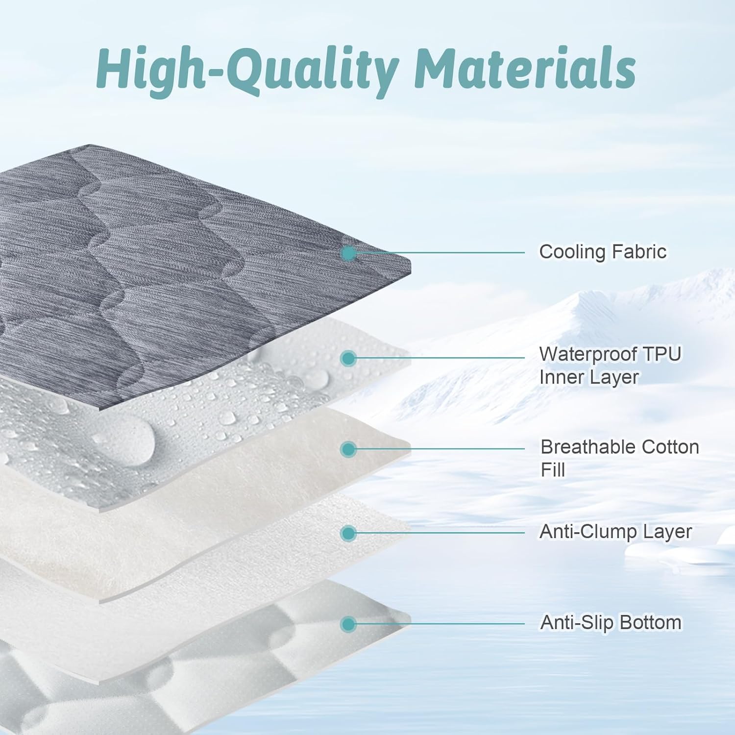 COZY KISS Cooling Couch Cover for Dog Washable, Q-Max > 0.4 Summer Cool Sofa Pad for Car Seat Protector, Liquid Pee Proof Cat Mat, Pet Pad for All Seasons, 27.5x47 inch, Dark Grey