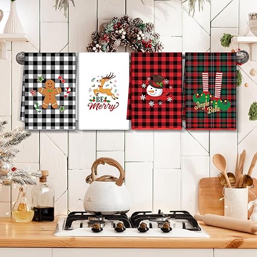 Miniatura 3 de Peryiter 6 toallas de cocina absorbentes para el día del profesor, toallas de cocina absorbentes para cocina, toallas de mano decorativas para el