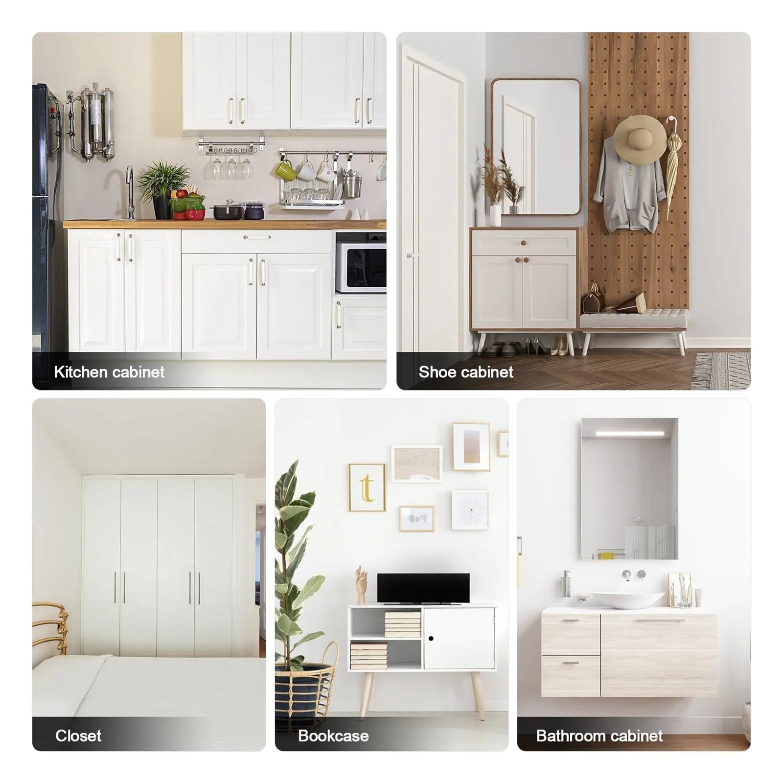 Bisagra de puerta reversible con cierre automático Semicubierta Superpuesta Bisagra De Cierre Suave Automático Oculto