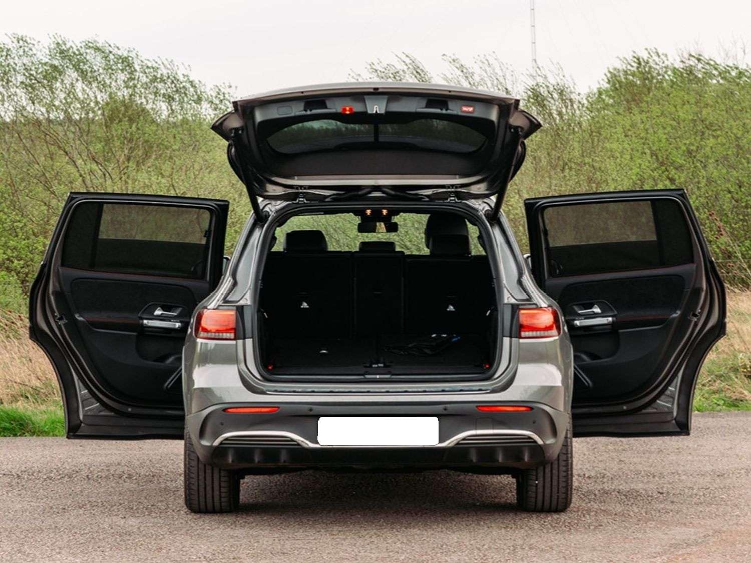 Sonnenschutz Blenden passend für Mercedes GLB ab 12/2019 (X247)/EQB ab 2021 (X243) Komplett-Set AZUGA AZ17001530 Sonnenblenden