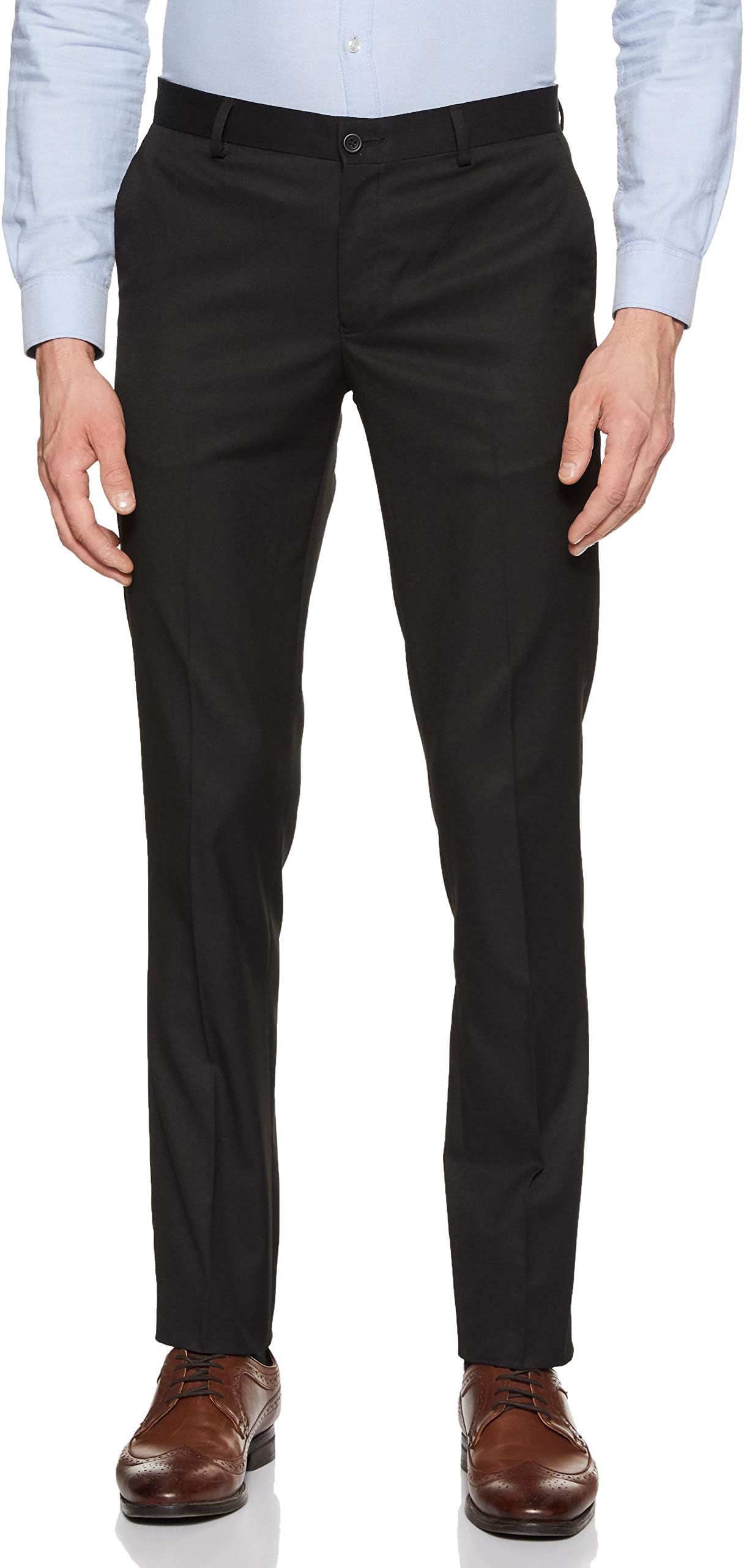 Amazon Brand - SymbolMen's Slim Fit Formal Trousers (SY-SS19-MFT-001)
